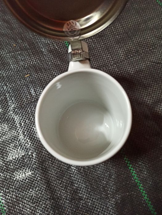 Kolekcjonerski kufel z cynową klapką