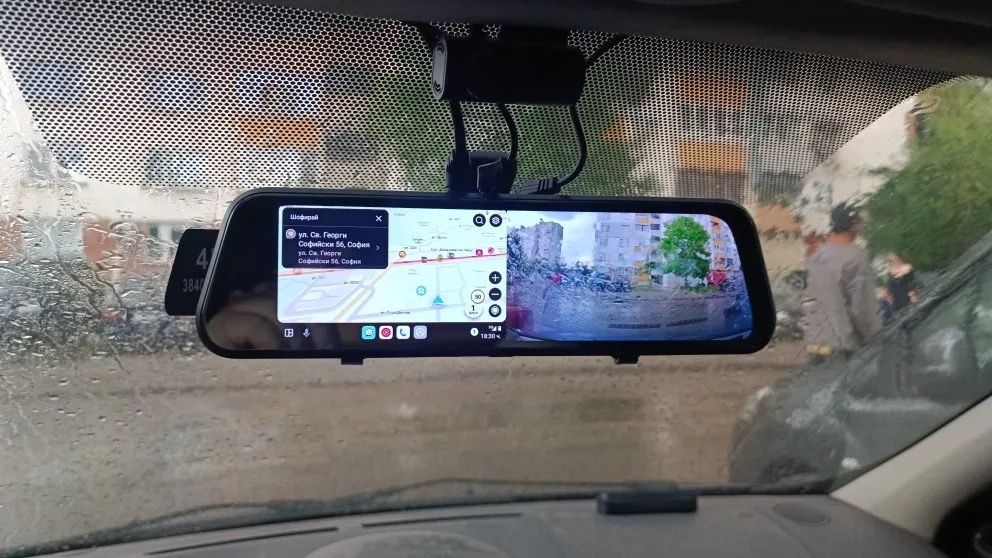 Дзеркало-відеореєстратор Carplay Гарантія! АНАЛОГ Azdome pg17