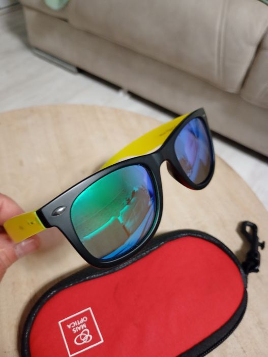 Óculos de sol dot dash plimsoul  - estilo wayferer  astes  amarelo Néon