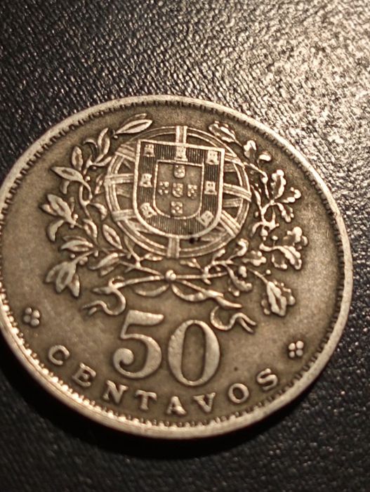 50 centavos - Republica Portuguesa	1960 - Portugal -  Soberba