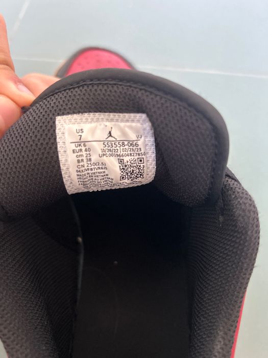 Nike Air Jordan 1 Low Vermelhas