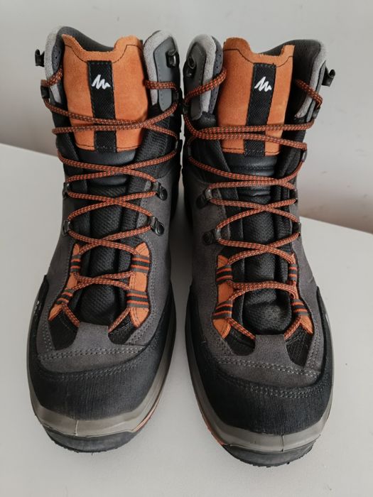 Quechua r.46 (29.5 cm) trekingi męskie skórzane waterproof