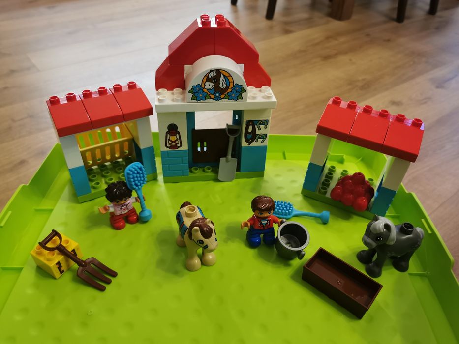 Komplet klocków lego duplo - 3 zestawy plus płyta konstrukcyjna