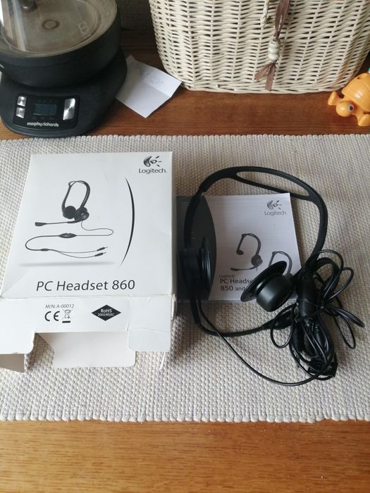 Słuchawki z mikrofonem PC Headset 860. Nowe