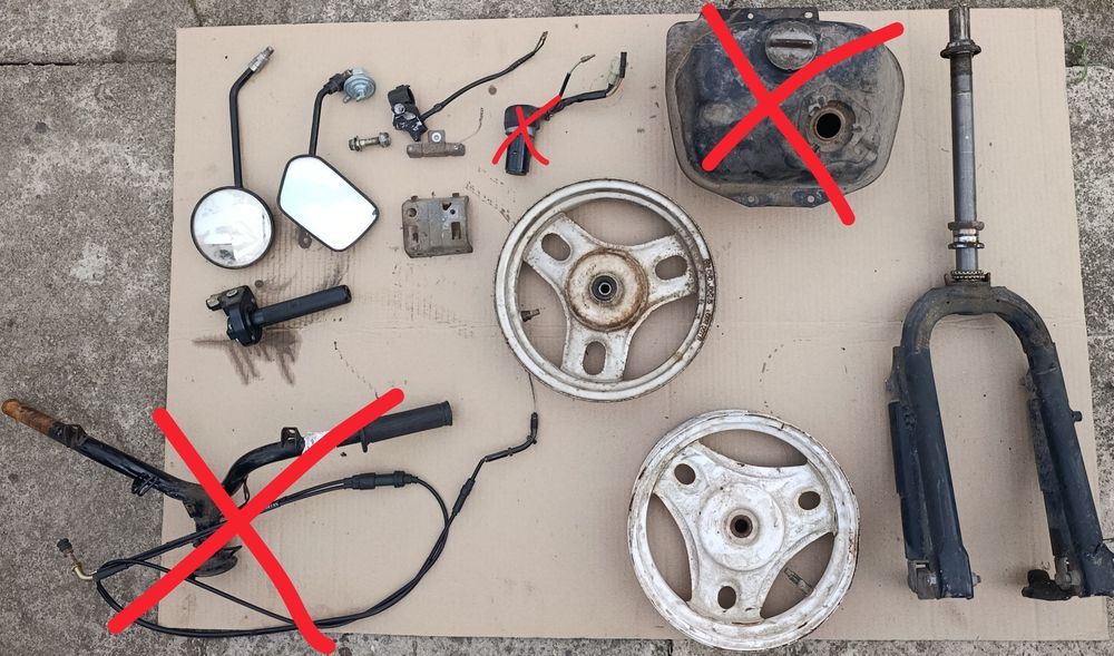 Разбор Honda Tact AF24