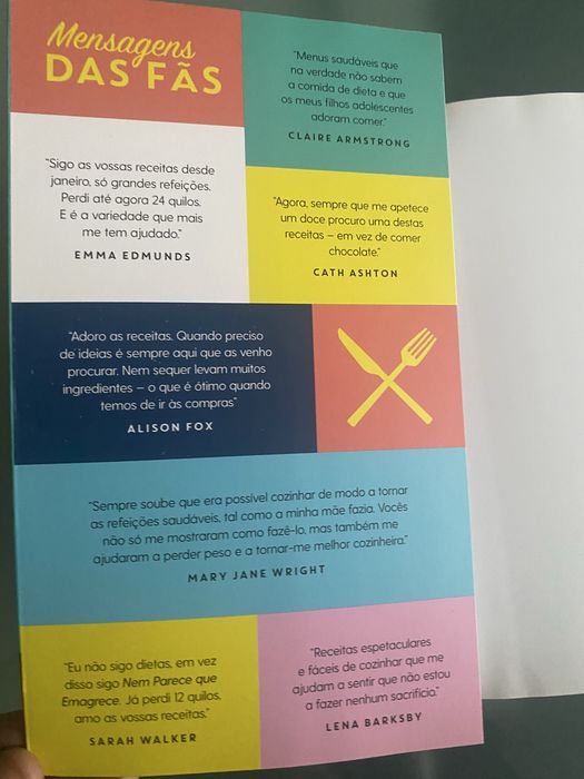 Livro “Nem Parece que Emagrece” com 100 receitas