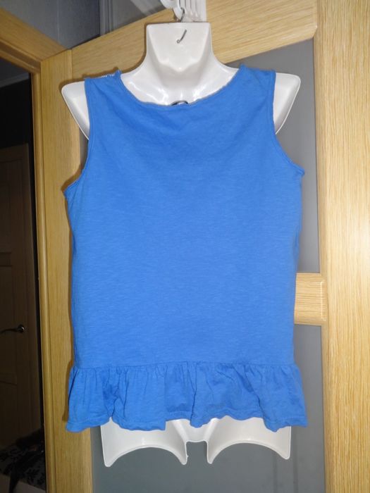 Вышиванка красивая синяя блуза с вышивкой блузка для беременных 44 46