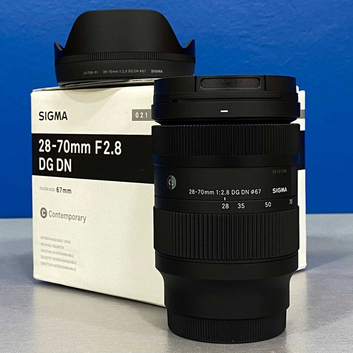 Sigma 28-70mm f/2.8 DG DN | Sony FE | NOVA | 5 ANOS DE GARANTIA