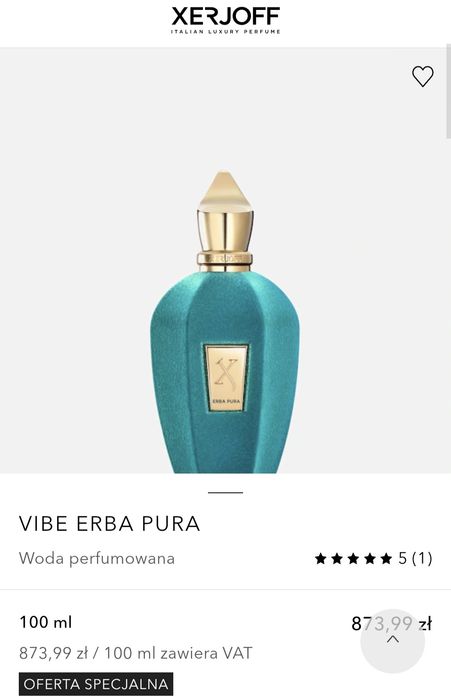 Perfumy Xefjoff Erba Pura 100ml