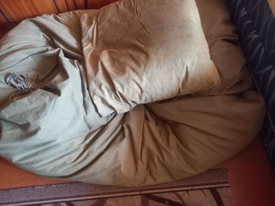 Перина и подушка с куриного перья