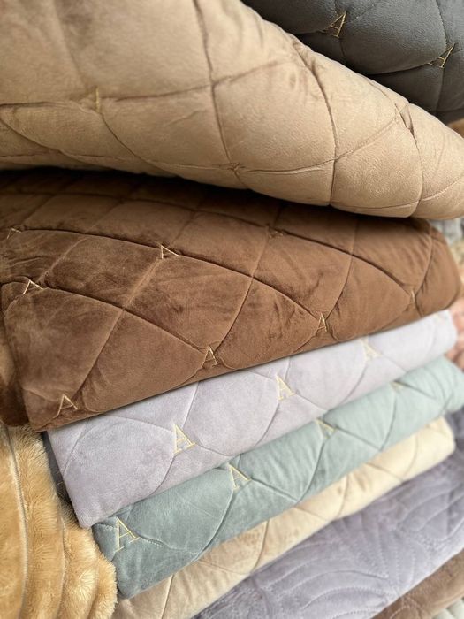 Плед покривало велюрове бабовна