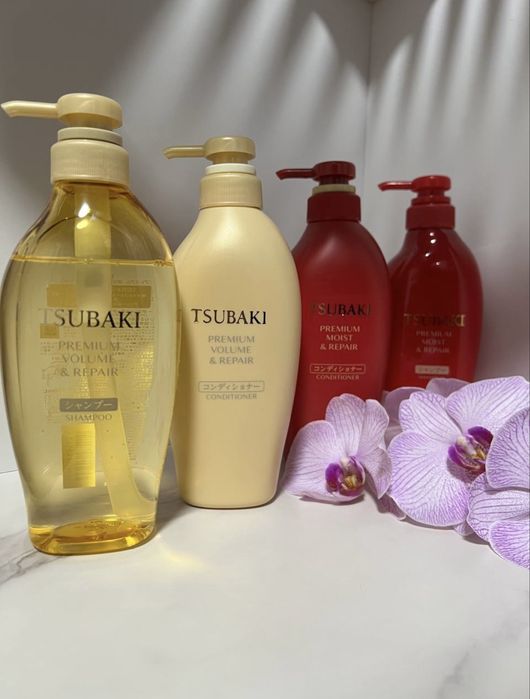 Шампунь і бальзам-кондиціонер Shiseido Tsubaki 450ml та 490ml