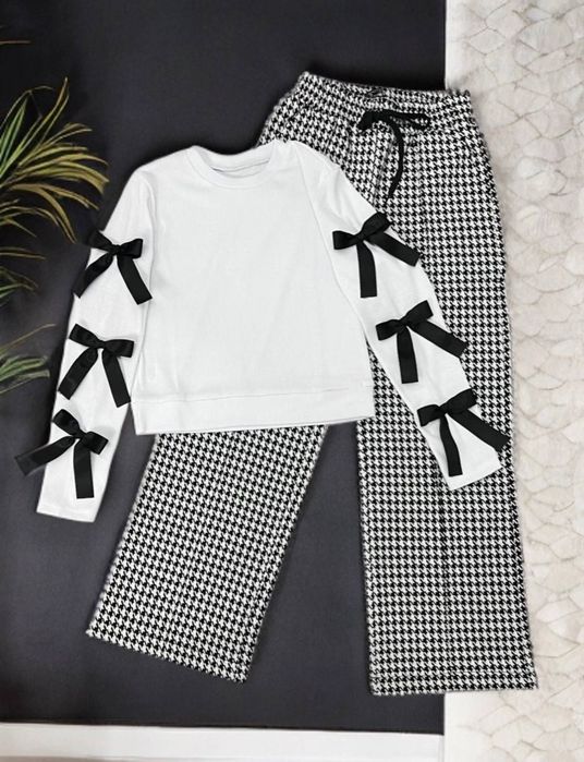 Костюм з палаццо  бантики 164 розмір