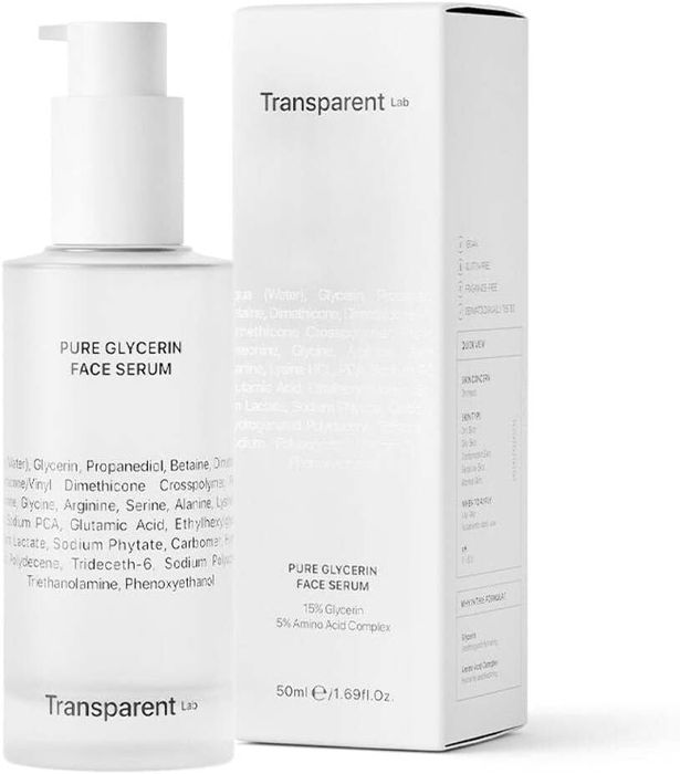 transparent lab pure glycerin serum nawilżające