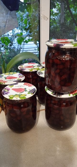 Варення черешня, груша, персик