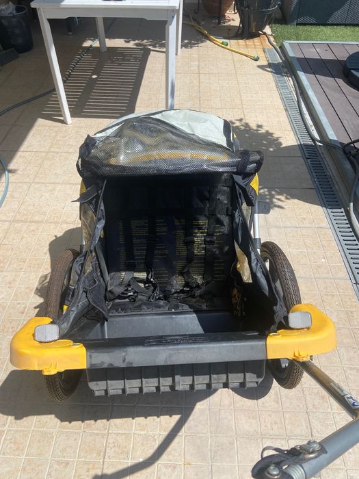 (Riquexó) Reboque para bicicleta para crianças