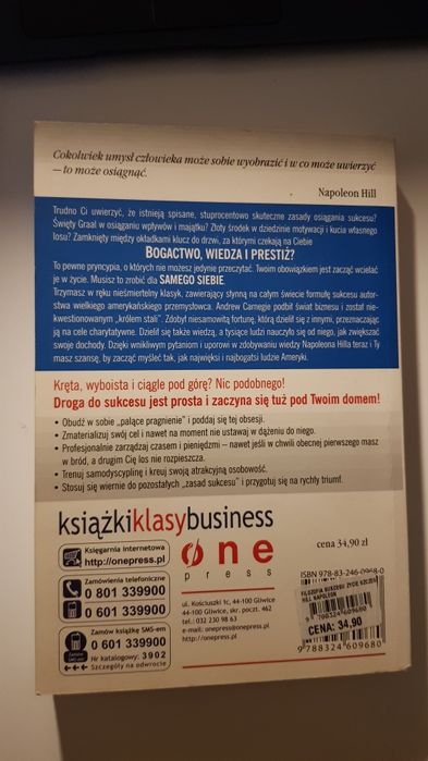 Filozofia Sukcesu Napoleon Hill, legendarne wydanie, 2007