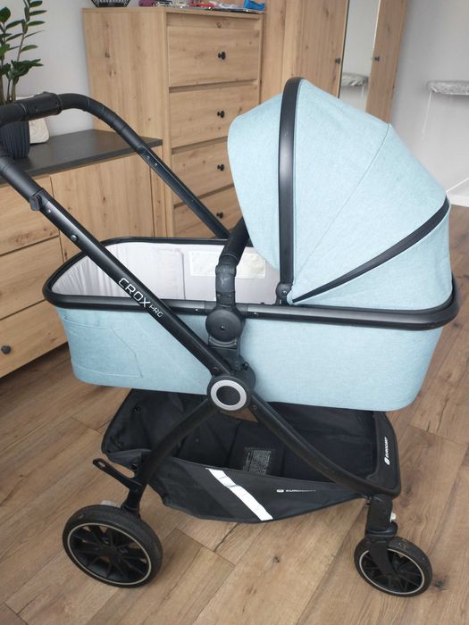 Zestaw wózek dziecięcy Eurocart Crox Pro. 2 w 1 Spacerówka + gondola