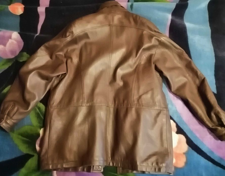 Мужская куртка размер 52 натуральная кожа