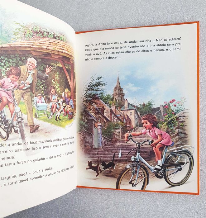 Antigo Livro Verbo Infantil ~ "Anita de Bicicleta" ~ nº73 ~ Anos 80
