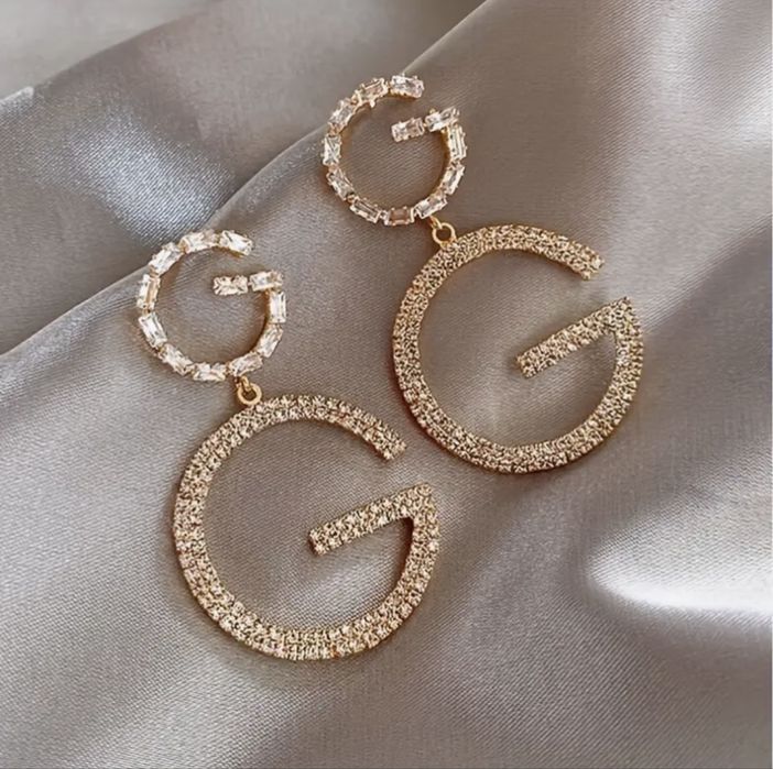 Стильные модные серьги в стиле Gucci, новые