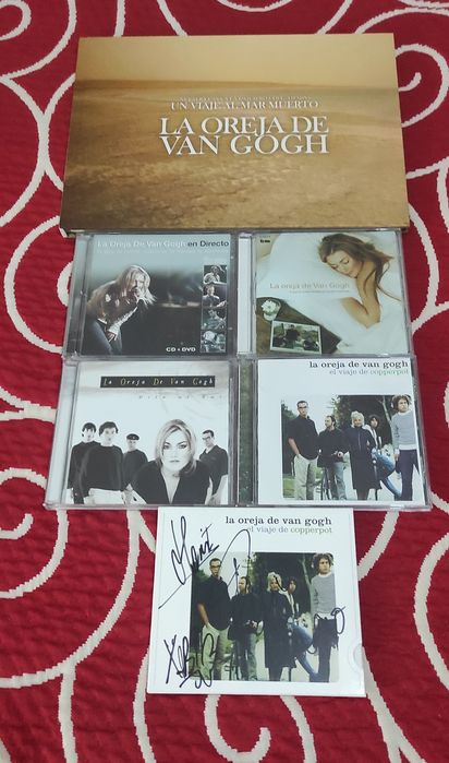 Oreja de Van Gogh-Cds autografados