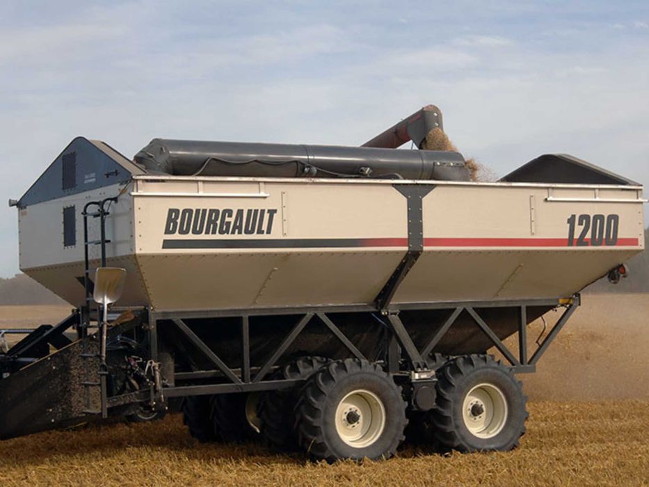 Бункер-накопичувач Bourgault GC1200 (2023) з вагами та принтером