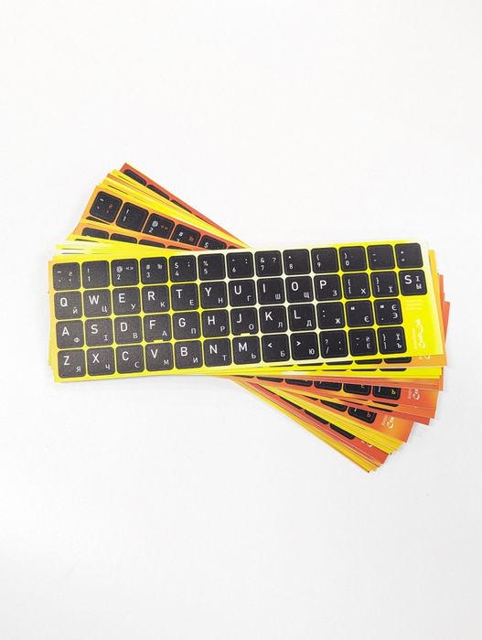 Нестираюча наклейка на клавиатуру, наліпка на клавіатуру