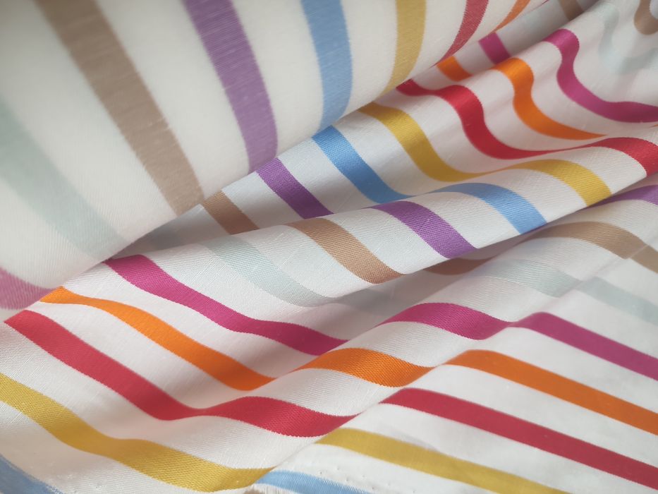 Tecido de linho e tencel