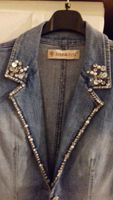 Blazer de Ganga com aplicações