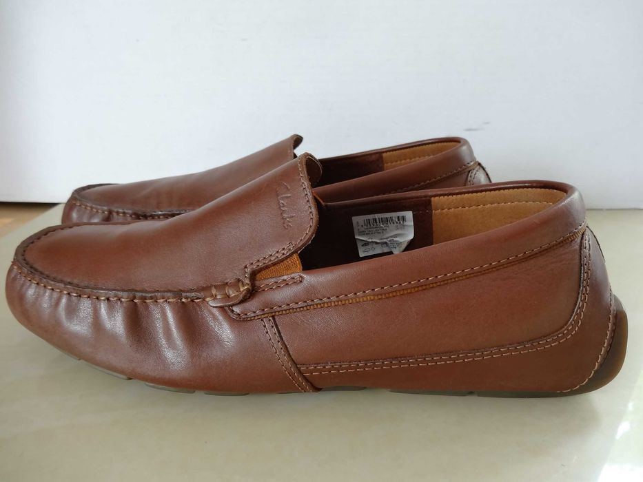 Buty CLARKS roz 46 Mokasyny SKÓRA