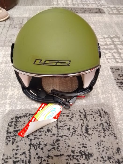 Мотошолом LS2 OF558 Sphere 2 Solid Matt Military Green - XS