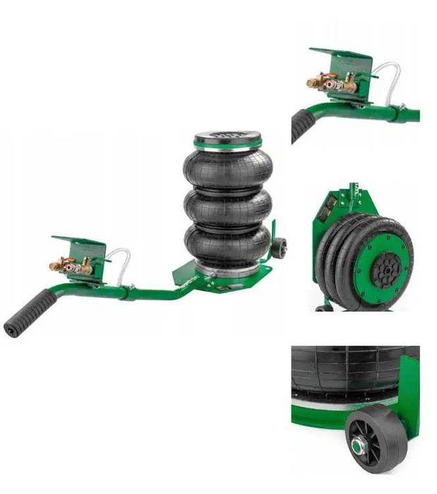 Домкрат пневматичний 3 подушки Wuber 3,5т / 15-40 см