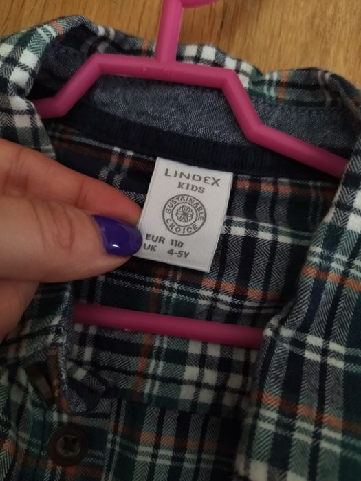 Koszula chłopięca rozpinana Lindex r. 104