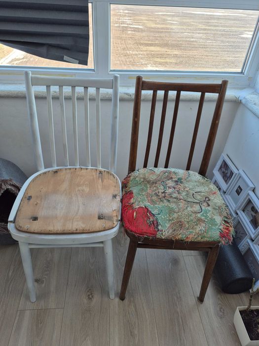 Стулья 2 шт., деревянні