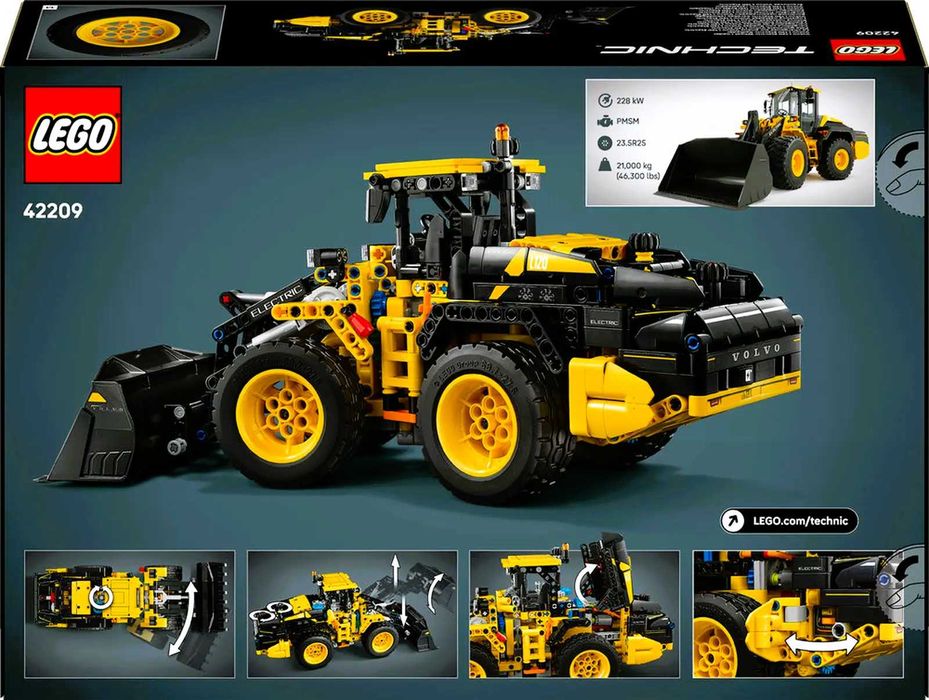 LEGO Technic Volvo L120 Elektryczna ładowarka kołowa Koparka do zabaw