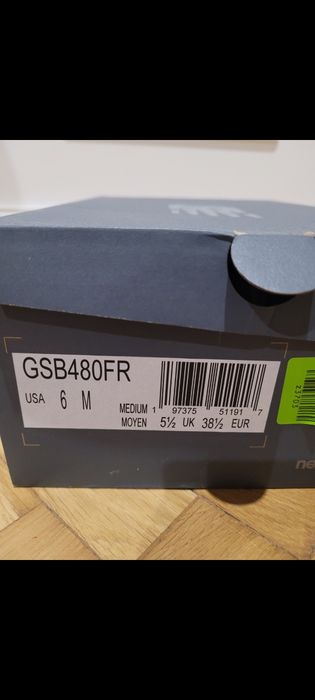 New Balance 480 Białe Sneakersy BB480LFR