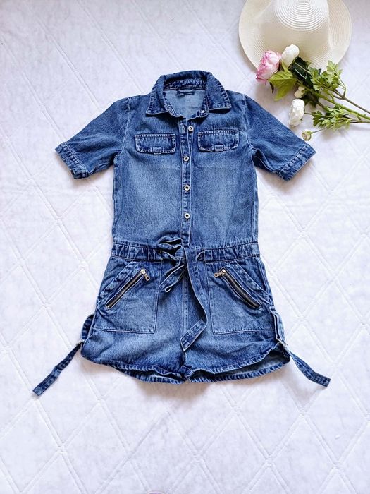 Nowy krótkimi jeansowy kombinezon damski 38 M