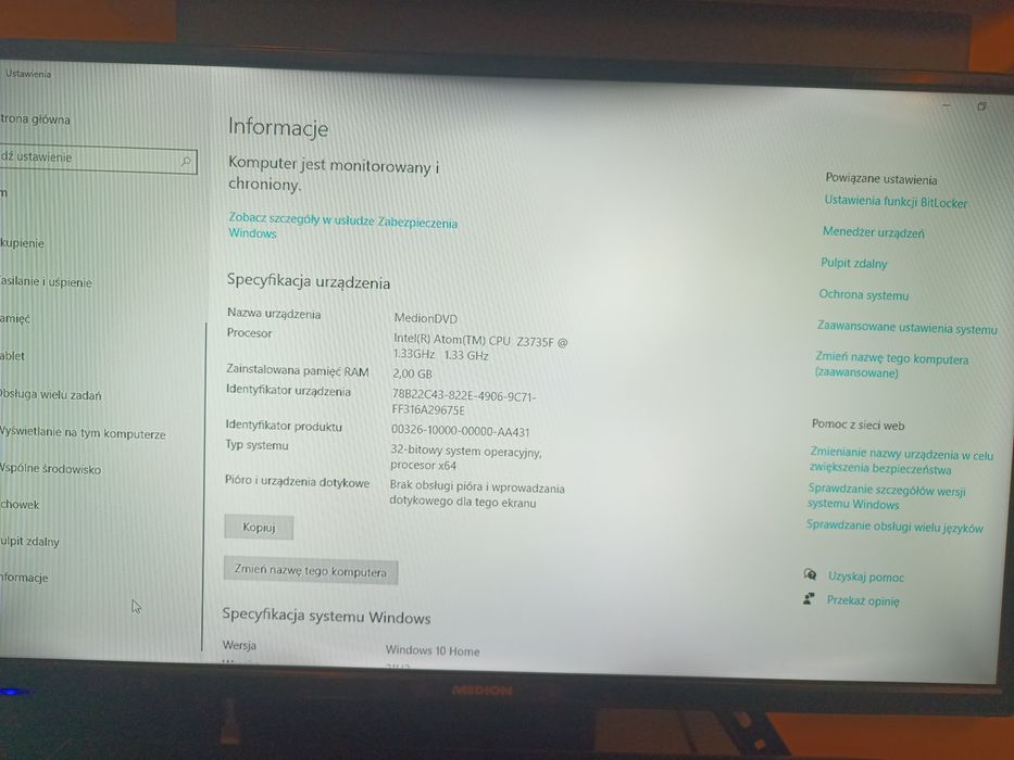 Komputer Pendrive Idea centre stick 300 Lenovo windows 10