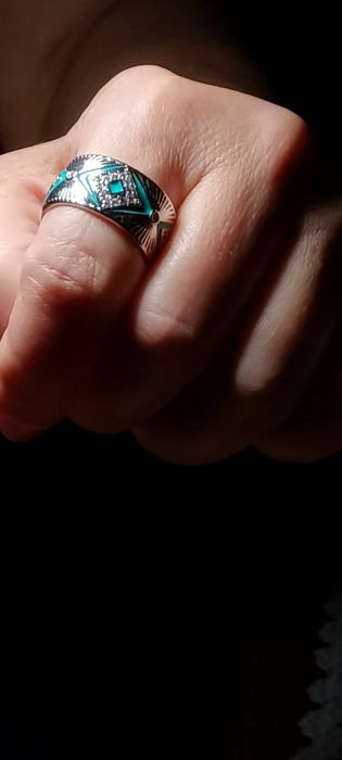 продаю  високої якості біжутерію кільця с бірюзою