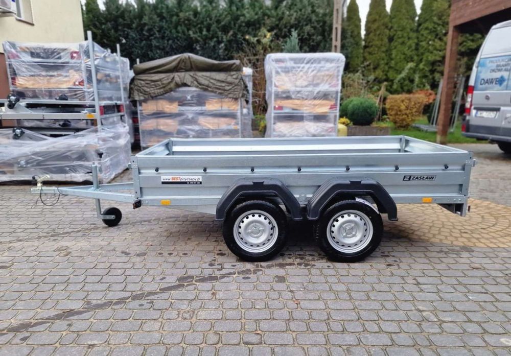 Zaslaw 265T  Zasław Przyczepa Dwuoosiowa 265T 265 X 132 Cm Lampy
