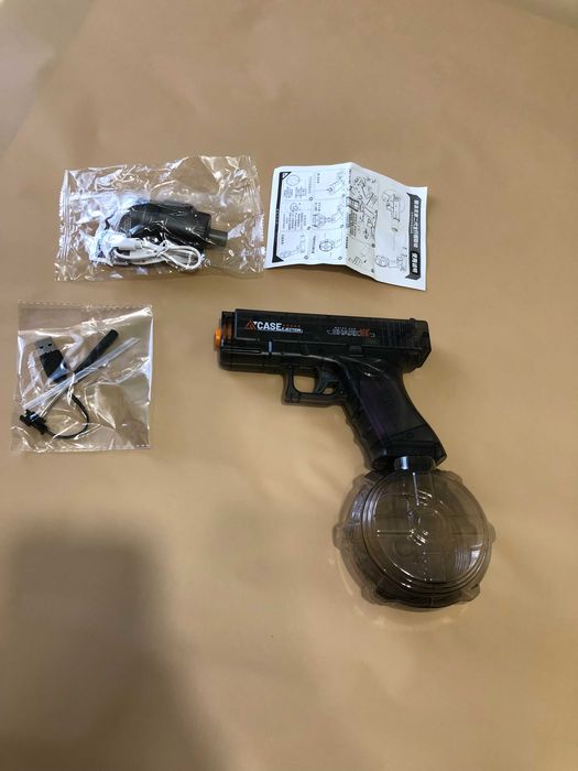 водный пистолет water gun на аккумуляторе звук эффект пламя из глушака