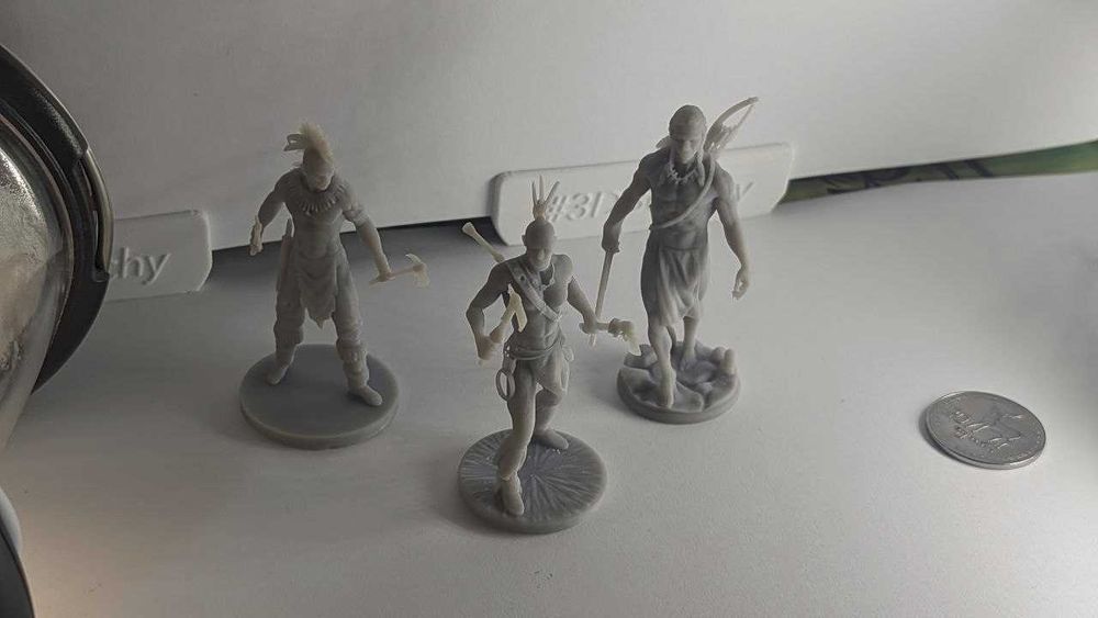 3д мініатюри фігурки, друк SLA FDM на замовлення, прототипи з пластику