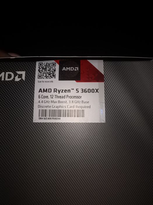 Chłodzenie BOX-owe AMD Ryzen 3600X