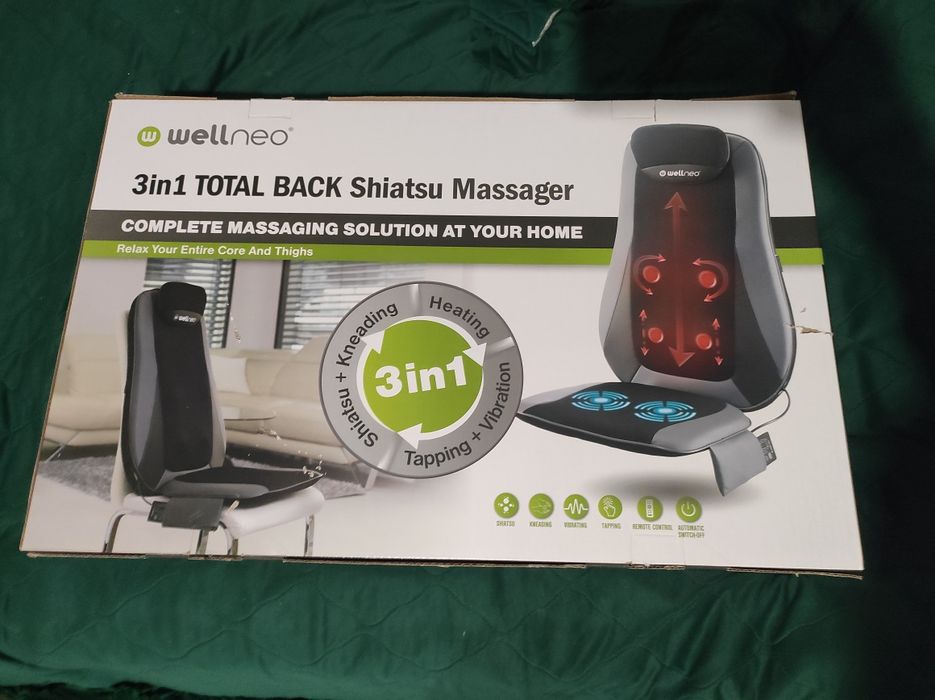 Масажер 3in1 TOTAL BACK Shiatsu Massager