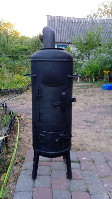 Буржуйка с газового баллона