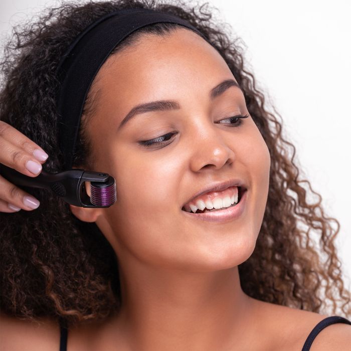 Derma Roller Mezoterapia Igłowa Masażer Wałek do Masażu Twarzy 0,5 mm