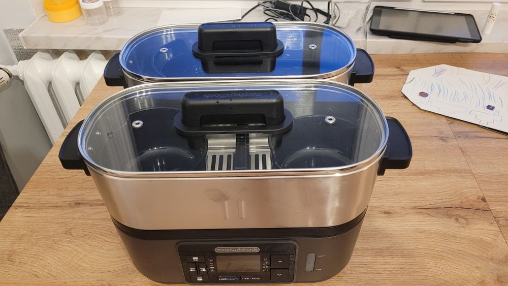 Parowar Morphy Richards 470006 stal nierdzewna 1600w