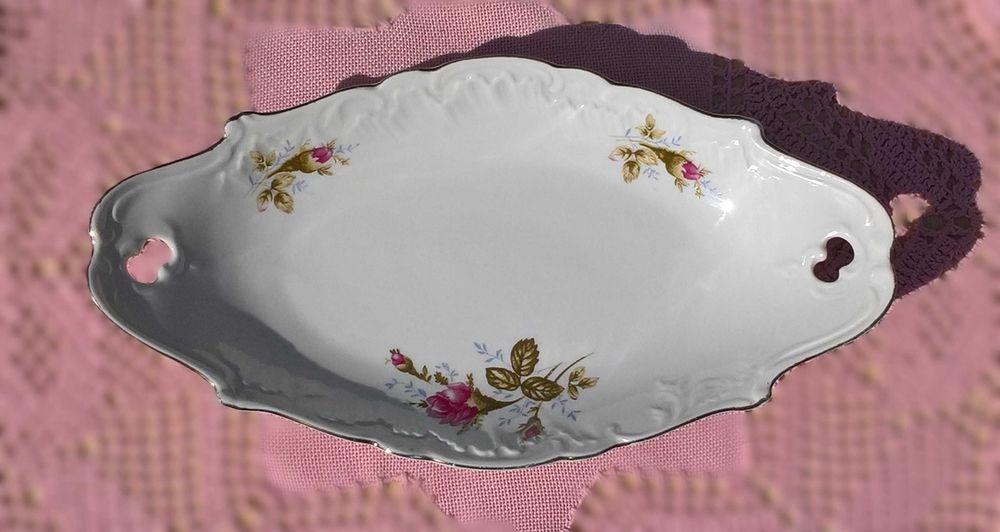 Półmisek mały, śledziówka, rawierka, Iwona Złota Róża, Róża Chodzieska