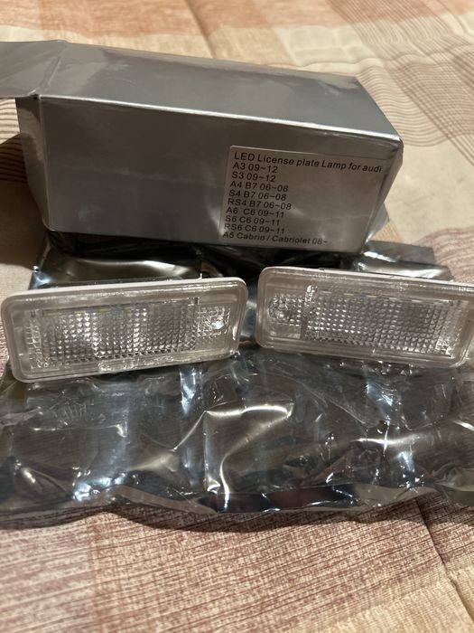 luzes led chapa de matrícula NOVAS audi A3 8P ver última foto